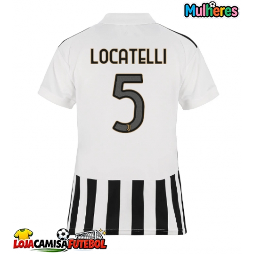 Camisa de Futebol Juventus Manuel Locatelli #5 Equipamento Principal Mulheres 2026-27 Manga Curta